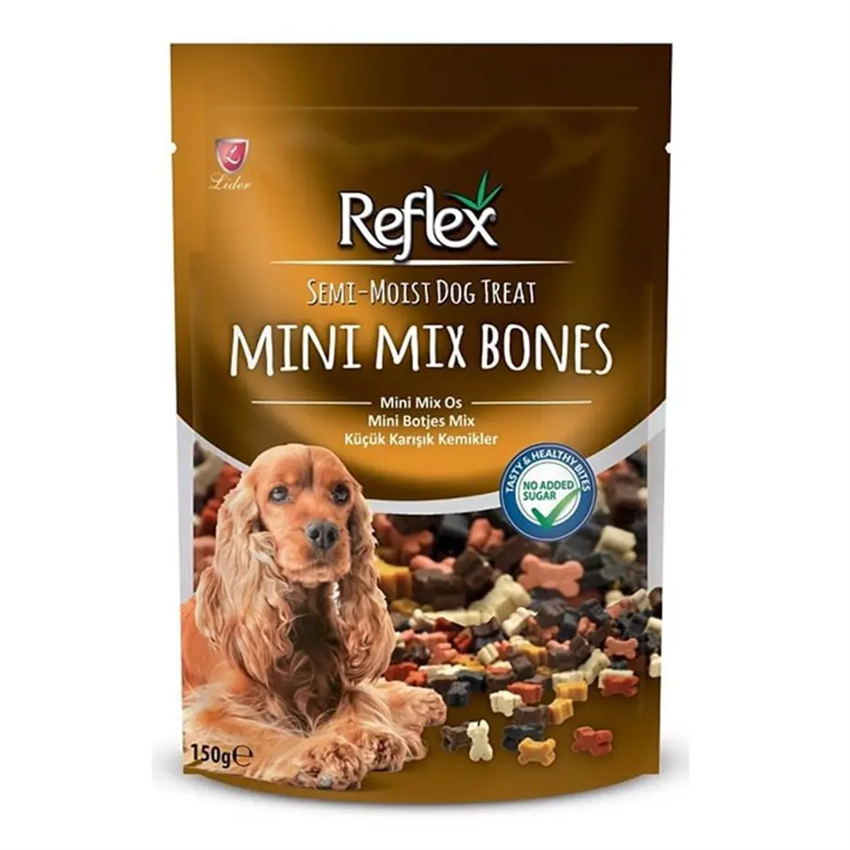 REFLEX MİNİ MİX BONES YARI ISLAK KÖPEK ÖDÜL KEMİĞİ 150 GR