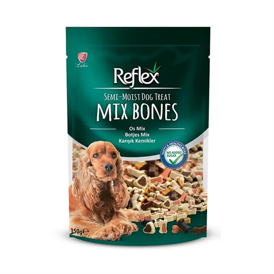 REFLEX MİX BONES YARI ISLAK KÖPEK ÖDÜLÜ 150 GR