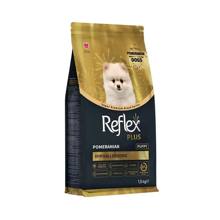 REFLEX PLUS HYPOALLERGENİC POMERANİAN ÖZEL IRK YAVRU KÖPEK MAMASI 1,5 KG