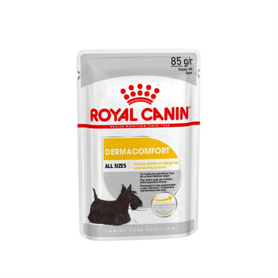 ROYAL CANİN CCN POUCH DERMACOMFORT DERİ TÜY SAĞLIĞI KÖPEK YAŞ MAMASI 85 GR