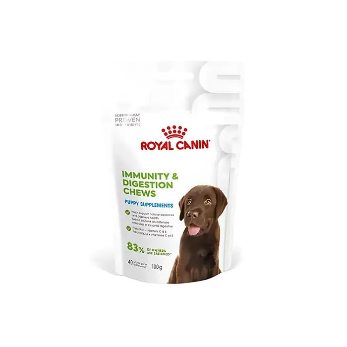 ROYAL CANİN IMMUNİTY&DİGESTİON CHEWS BAĞIŞIKLIK VE SİNDİRİM SİSTEMİ DESTEKLEYİCİ YAVRU KÖPEK ÖDÜL MAMASI 100GR
