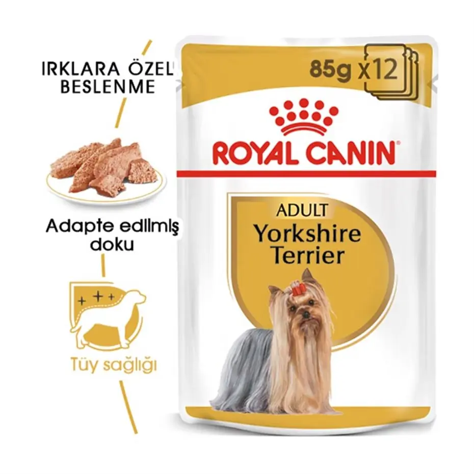 ROYAL CANİN POUCH YORKSHİRE ÖZEL IRK YAŞ MAMASI 85 GR