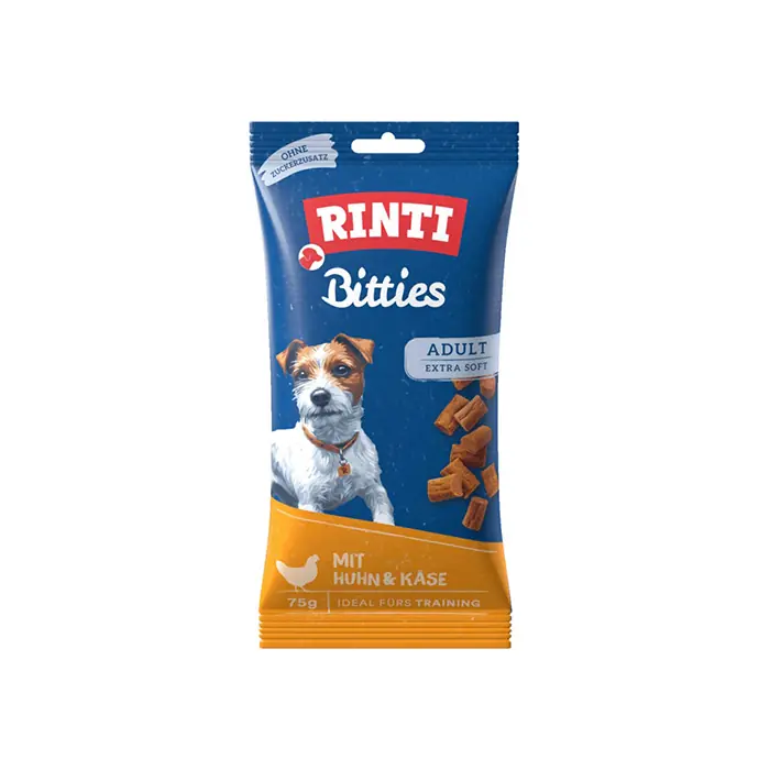 RINTI BİTTİES TAVUK VE PEYNİRLİ KÖPEK ÖDÜLÜ 75 GR