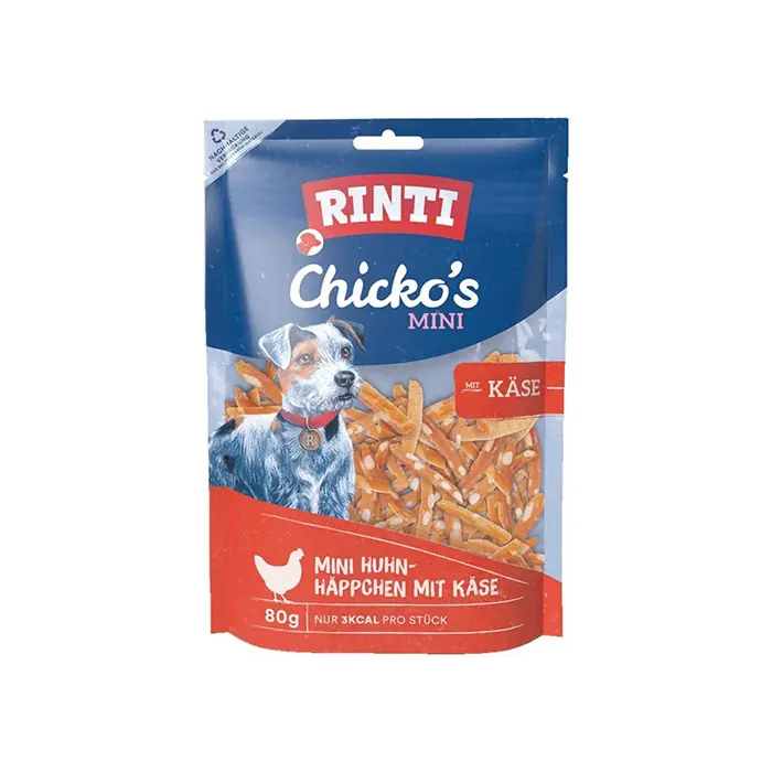 RINTI CHİCKO'S MİNİ TAVUK VE PEYNİRLİ KÖPEK ÖDÜLÜ 80 GR