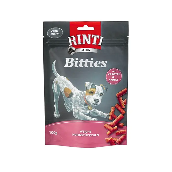 RINTI EXTRA BİTTİES HAVUÇ VE ISPANAKLI KÖPEK ÖDÜLÜ 100 GR