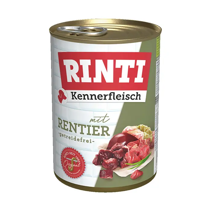 RINTI GEYİKLİ YETİŞKİN KÖPEK KONSERVESİ 400GR