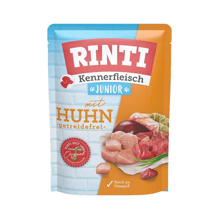 RINTI TAVUKLU POUCH YAVRU KÖPEK KONSERVESİ 400GR