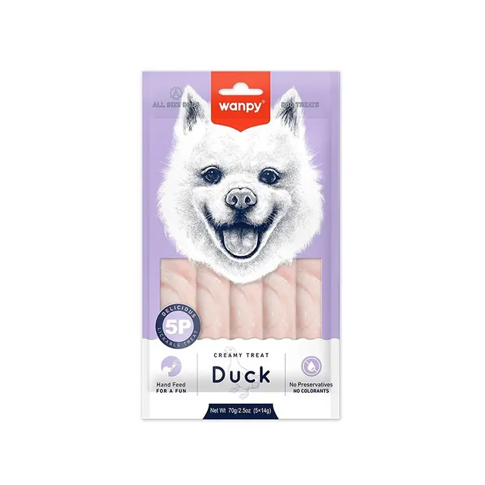 WANPY ÖRDEKLİ LİKİT KÖPEK ÖDÜLÜ 5X14 GR