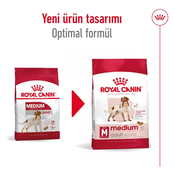 ROYAL CANİN MEDİUM ADULT ORTA IRK YETİŞKİN KÖPEK MAMASI 15 KG
