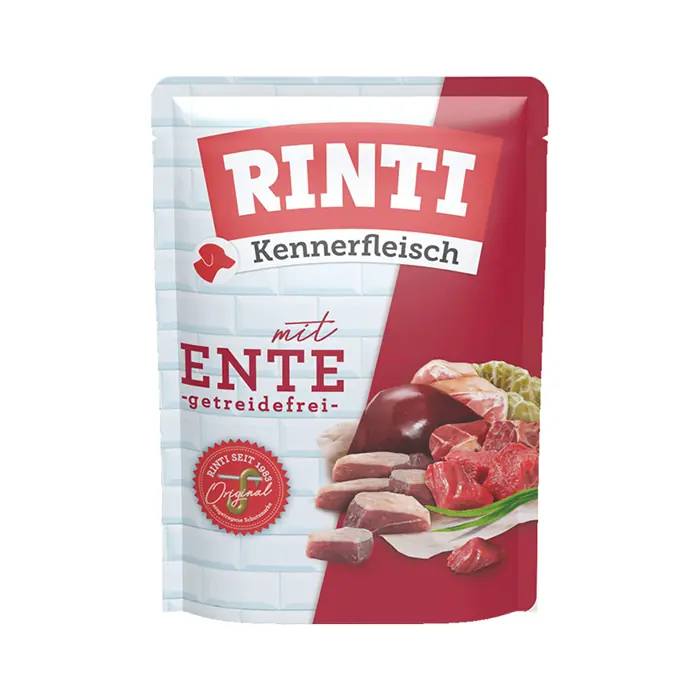 RINTI ÖRDEKLİ POUCH KÖPEK KONSERVESİ 400GR