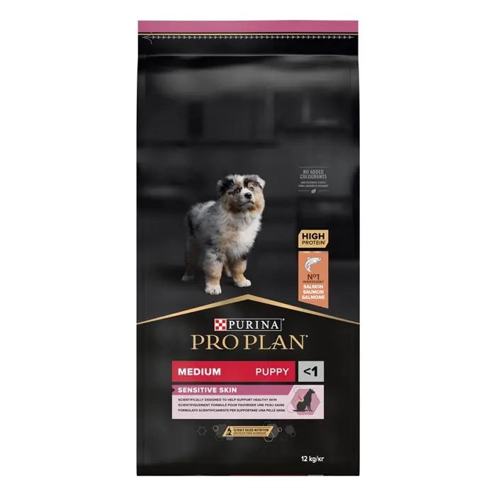 PRO PLAN PUPPY SENSİTİVE SALMON RİCE MEDİUM 12 KG