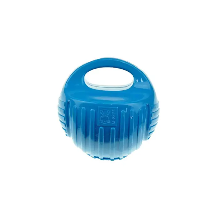 M-PETS ARCO BALL KAUÇUK KÖPEK OYUNCAĞI MEDİUM MAVİ