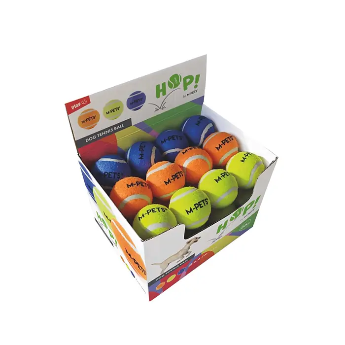 M-PETS HOP TENİS TOPU KARIŞIK RENKLİ 6,4CM