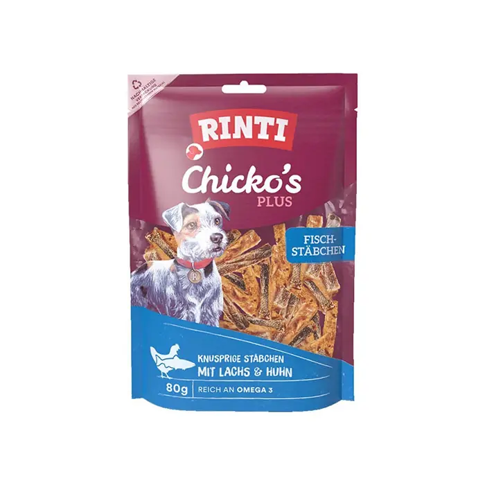 RINTI STİCK BALIKLI VE TAVUKLU KÖPEK ÖDÜLÜ 80 GR