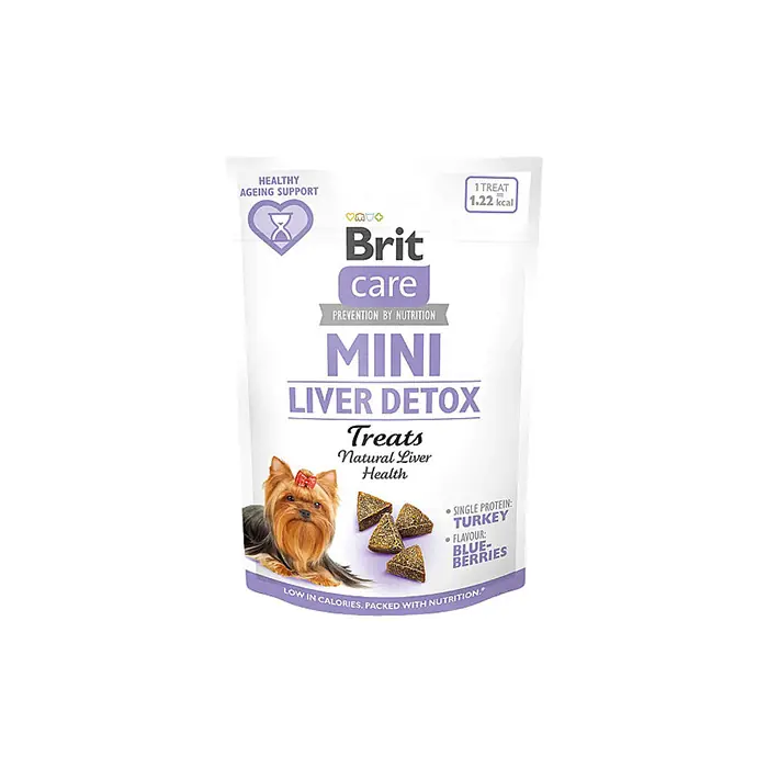 BRİT CARE MİNİ IRK YARI NEMLİ ÖDÜL KARACİĞER SAĞLIĞI DESTEĞİ 50 GR