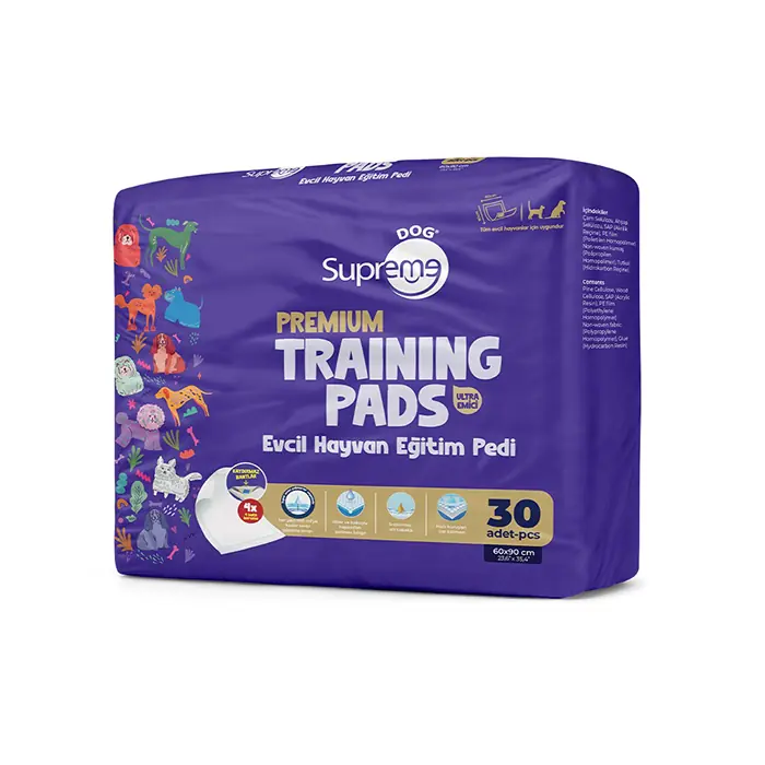 SUPREME DOG PREMİUM EVCİL HAYVAN EĞİTİM PEDİ 30'LU