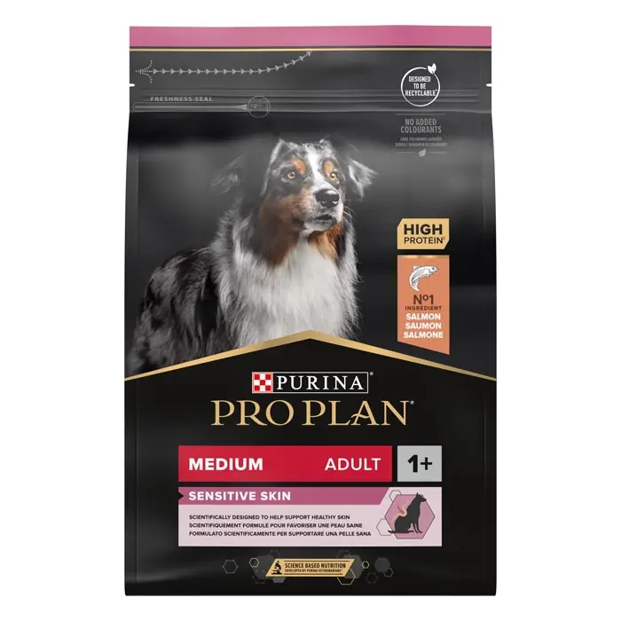 PRO PLAN SOMON BALIKLI HASSAS DERİ VE SİNDİRİME SAHİP YETİŞKİN KÖPEK MAMASI 3 KG