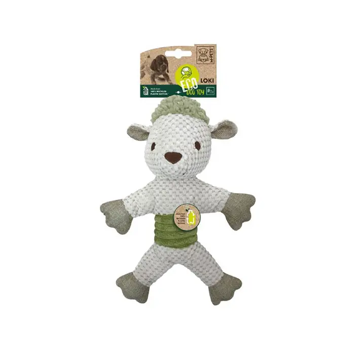 M-PETS LOKİ ECO SEVİMLİ KUZU KÖPEK OYUNCAĞI