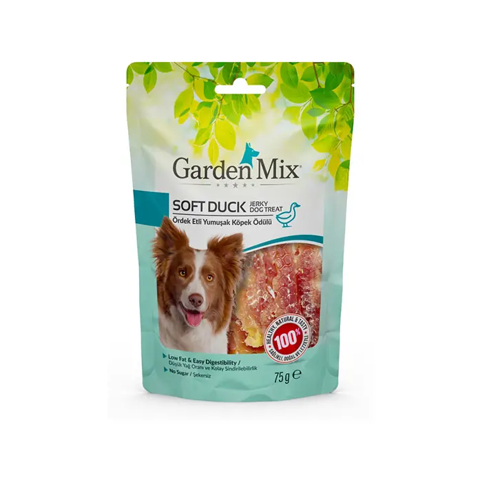 GARDEN MİX ÖRDEK ETLİ YUMUŞAK KÖPEK ÖDÜLÜ 75GR