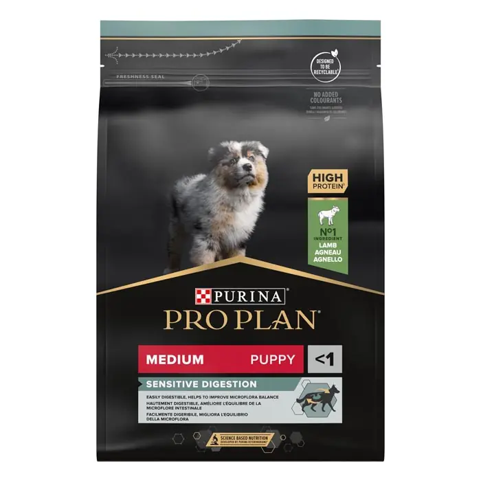 PROPLAN SENSİTİVE YAVRU KÖPEKLER İÇİN KOLOSTRUMLU, KUZU ETLİ KÖPEK MAMASI 3 KG
