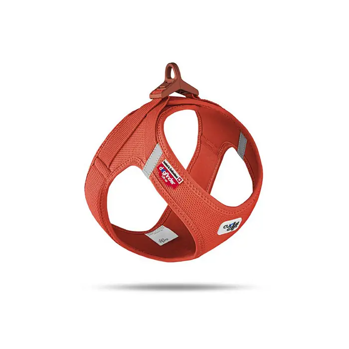 CURLİ VEST HARNESS CLASP AİR-MESH KÖPEK GÖĞÜS TASMASI SUN ORANGE MEDİUM