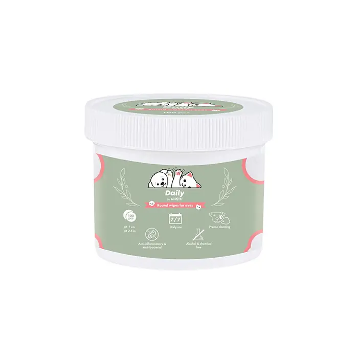M-PETS DAİLY KEDİ VE KÖPEK GÖZ ÇEVRESİ TEMİZLEME PEDİ 100 LÜ