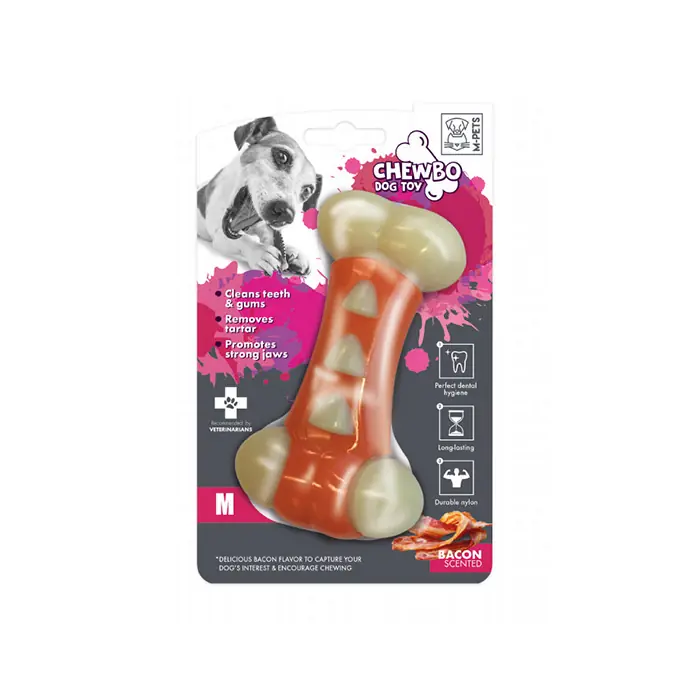 M-PETS CHEWBO TRİBONE DENTAL ET AROMALI KÖPEK OYUNCAĞI MEDİUM