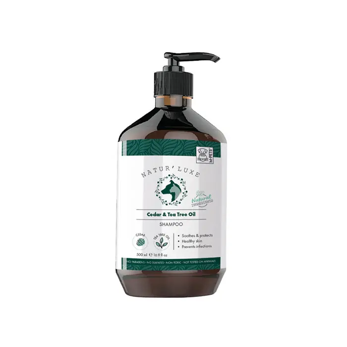 M-PETS SEDİR VE ÇAY AĞACI YAĞLI KÖPEK ŞAMPUANI 500ML