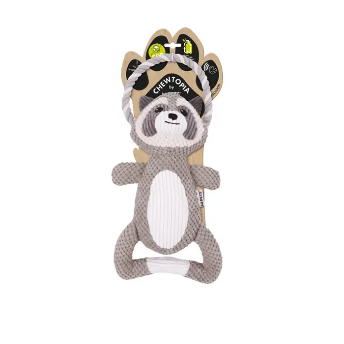 M-PETS ECO CHEWTOPIA RAKUN ŞEKİLLİ KÖPEK OYUNCAĞI