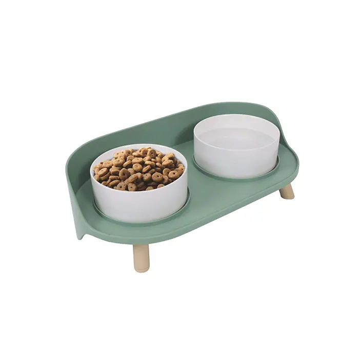 M-PETS ALTİTUDE 2Lİ STANDLI KEDİ KÖPEK MAMA VE SU KABI 2X450ML