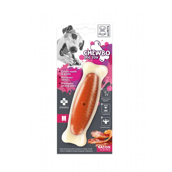 M-PETS CHEWBO BONE DENTAL ET AROMALI KÖPEK OYUNCAĞI MEDİUM