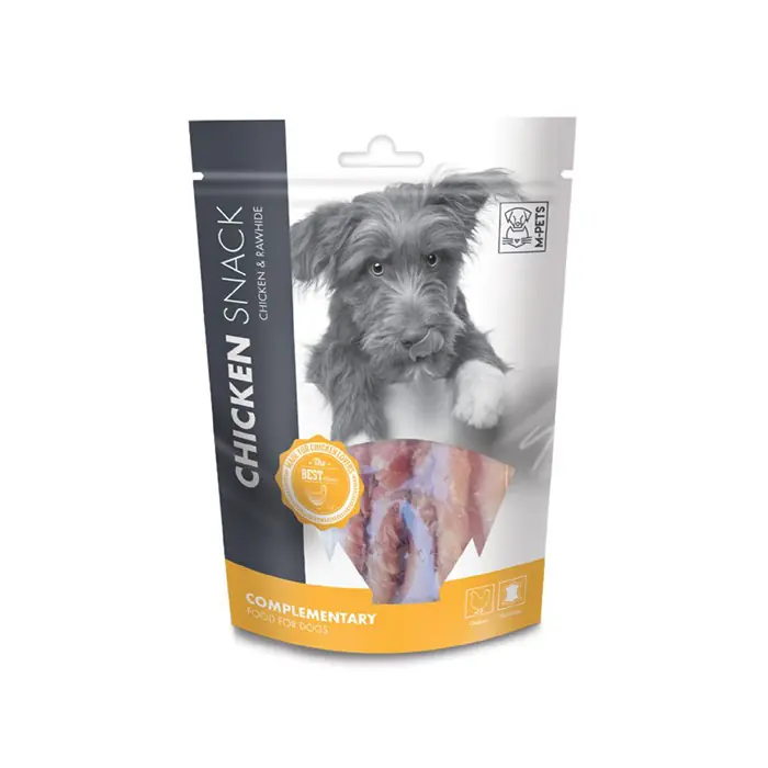 M-PETS RAWHİDE TAVUK SARGILI KÖPEK ÖDÜLÜ 80GR