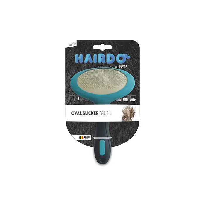 M-PETS HAİRDO İNCE TELLİ OVAL KÖPEK FIRÇASI LARGE 12,5X19,5CM