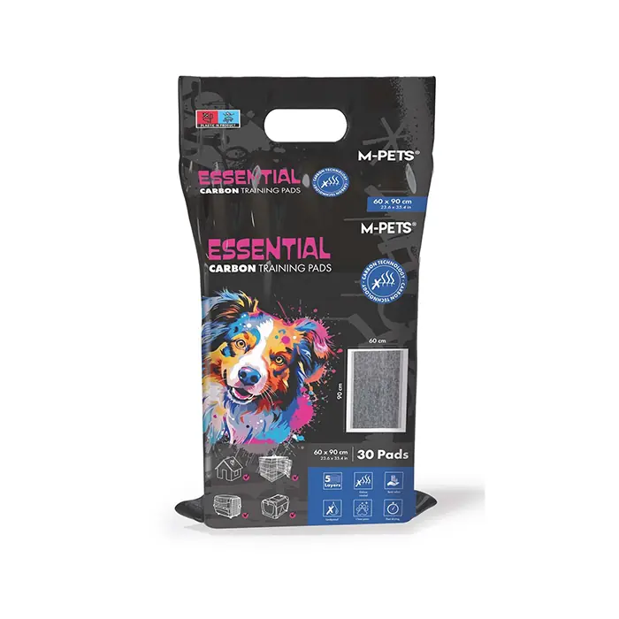 M-PETS ESSENTİAL CARBONLU YAPIŞKANLI KÖPEK ÇİŞ PEDİ 30LU 60X90CM