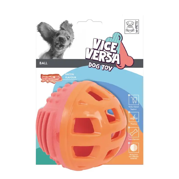 M-PETS VİCE VERSA BALL PASTIRMA AROMALI KÖPEK OYUNCAĞI