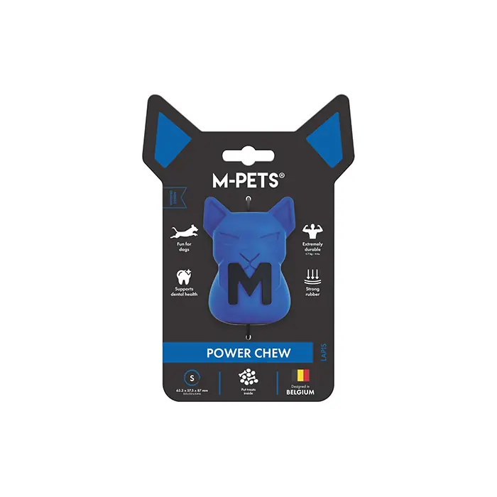 M-PETS POWER CHEW KAUÇUK KÖPEK ÖDÜL OYUNCAĞI LAPİS SMALL
