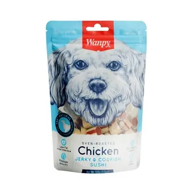 WANPY OVEN ROASTED TAVUK SARGILI MORİNA BALIKLI KÖPEK ÖDÜLÜ 100 GR