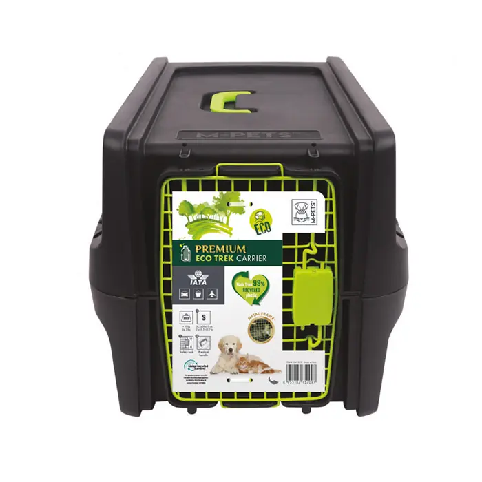 M-PETS PREMİUM ECO IATA ONAYLI KÖPEK TAŞIMA KAFESİ SMALL 58,5X39X35CM