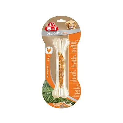 8 IN 1 DELİGHTS KÖPEK İÇİN AĞIZ BAKIM KEMİĞİ L 130 GR