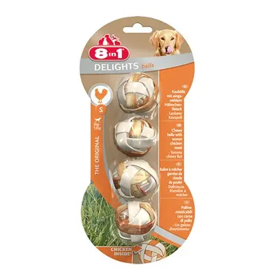 8 IN1 DELİGHTS BONES KÖPEKLER İÇİN ÇİĞNEME TOPU SMALL 4 ADET
