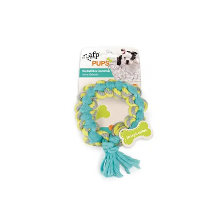 AFP PUPS DİŞ KAŞIMA İPİ HALKA KÖPEK OYUNCAĞI 14,5X10X2,5 CM