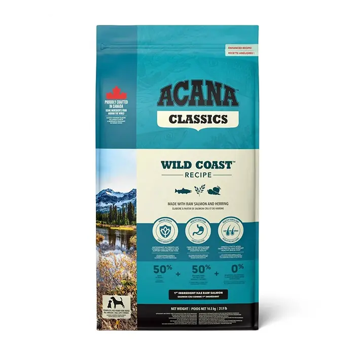 ACANA CLASSİCS WİLD COAST KÖPEK MAMASI 14,5 KG