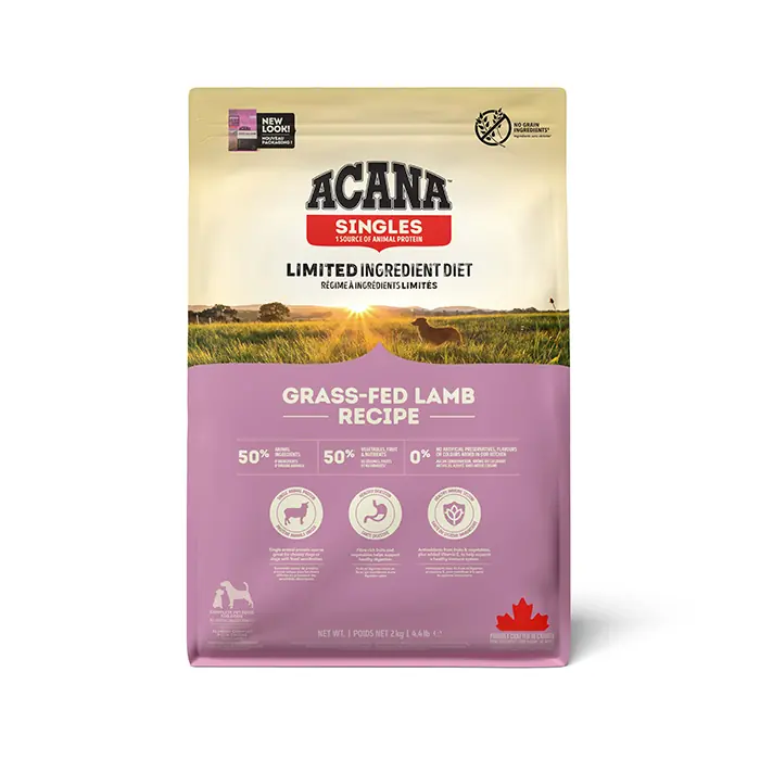 ACANA GRASS-FED LAMB KUZU ETLİ ELMALI KÖPEK MAMASI 2 KG
