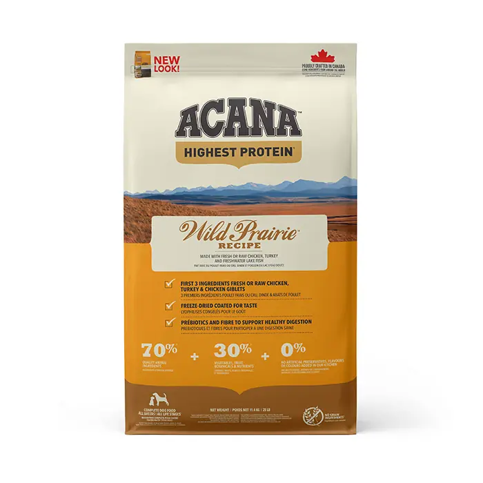 ACANA WİLD PRAİRİE KÖPEK MAMASI 11,4 KG