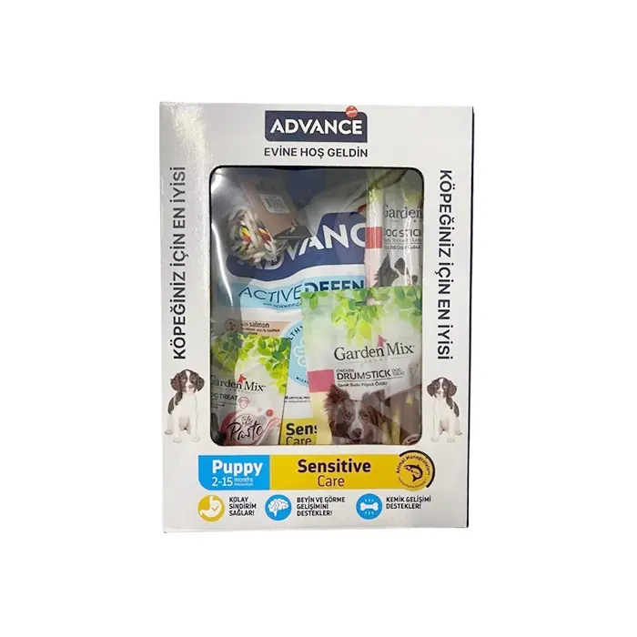 ADVANCE SOMONLU YAVRU KÖPEK MAMASI 3 KG EVİNE HOŞGELDİN HEDİYELİ BOX