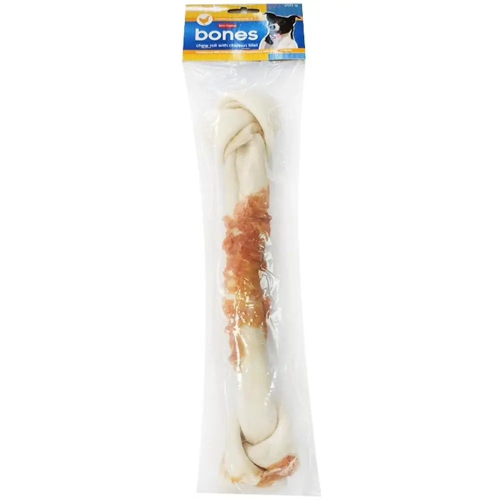 BEST FRİENDS TAVUK SARGILI DÜĞÜM KEMİK 35 CM