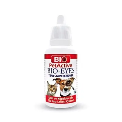 BİO PET ACTİVE KEDİ VE KÖPEK GÖZ YAŞI LEKE ÇIKARICI 50 ML