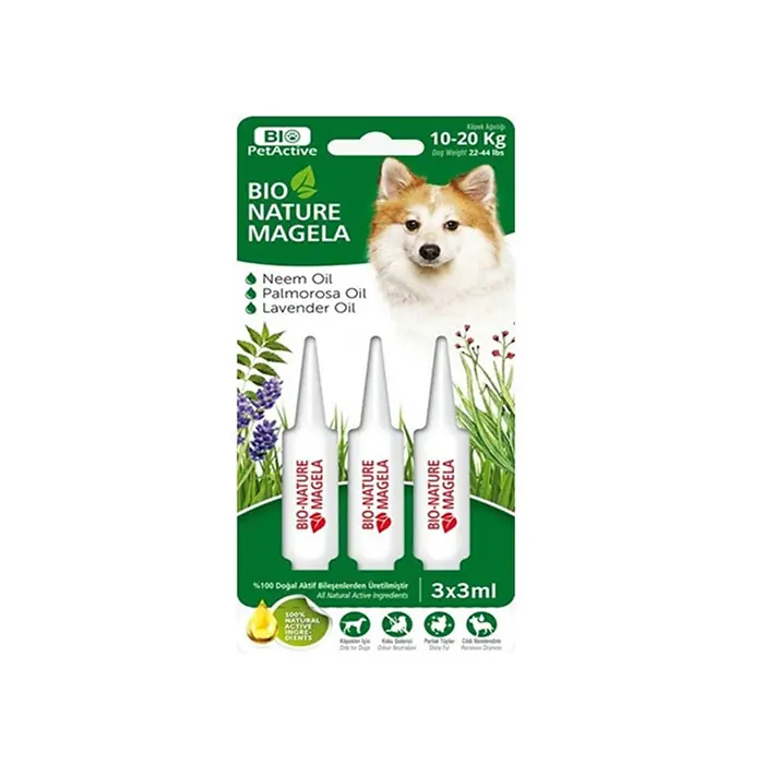 BİO PET ACTİVE KÖPEK TÜY VE DERİ BAKIM DAMLASI 10-20 KG