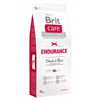 BRİT CARE ENDURANCE HAREKETLİ KÖPEKLER İÇİN ÖRDEKLİ VE PİRİNÇLİ KÖPEK MAMASI 12KG
