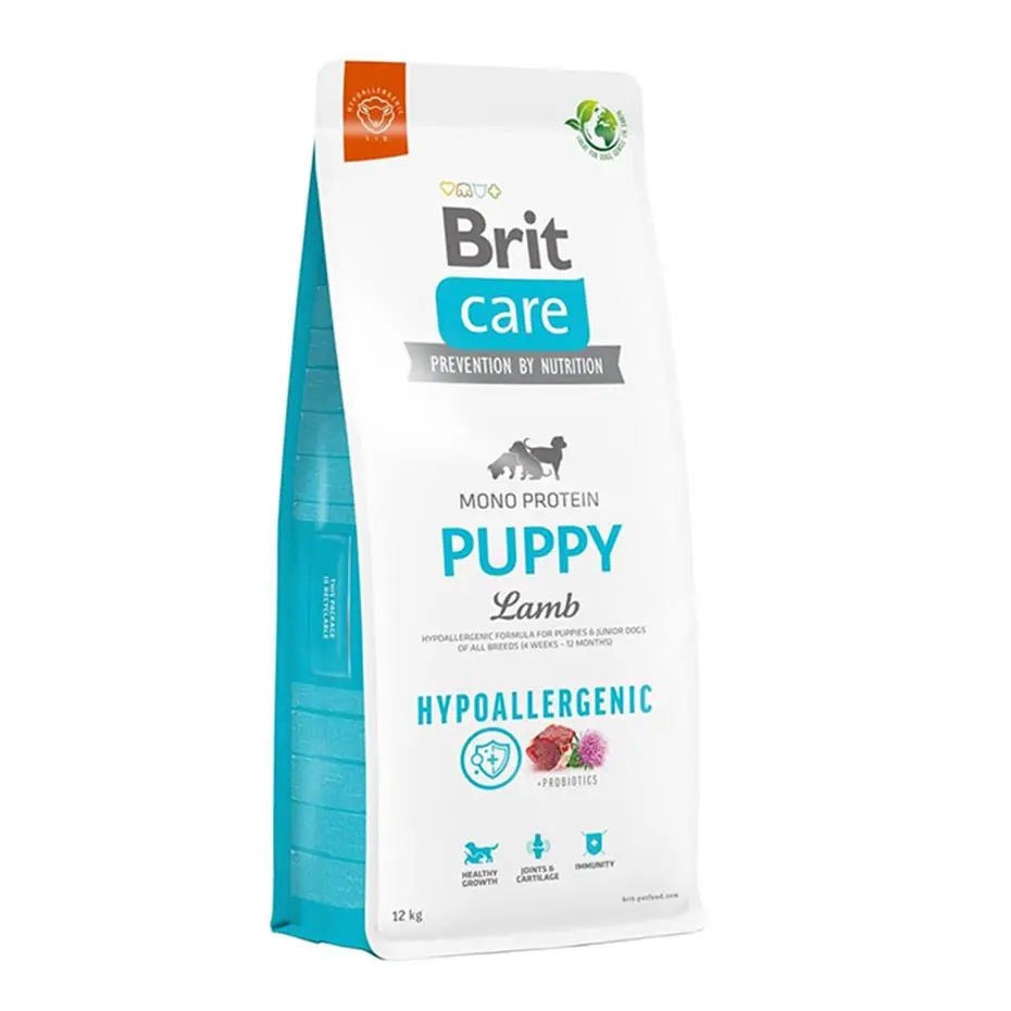 BRİT CARE HYPO-ALLERGENİC KUZULU YAVRU KURU KÖPEK MAMASI 12 KG